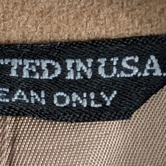 NOS Custom Made in USA Camel Hair Blazer Sport Coat Jacket Patch Pockets US43R - Picture 4 of 5